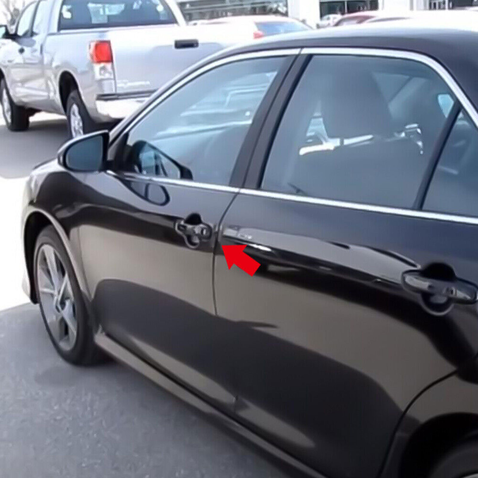 Front Exterior Outside Black Door Handle LH or RH Side FITS 2012-17 Toyota Camry