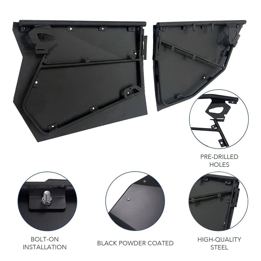 Full doors For Polaris RZR XP4 /1000 Turbo/S Velocity 2014-2021 4 seat