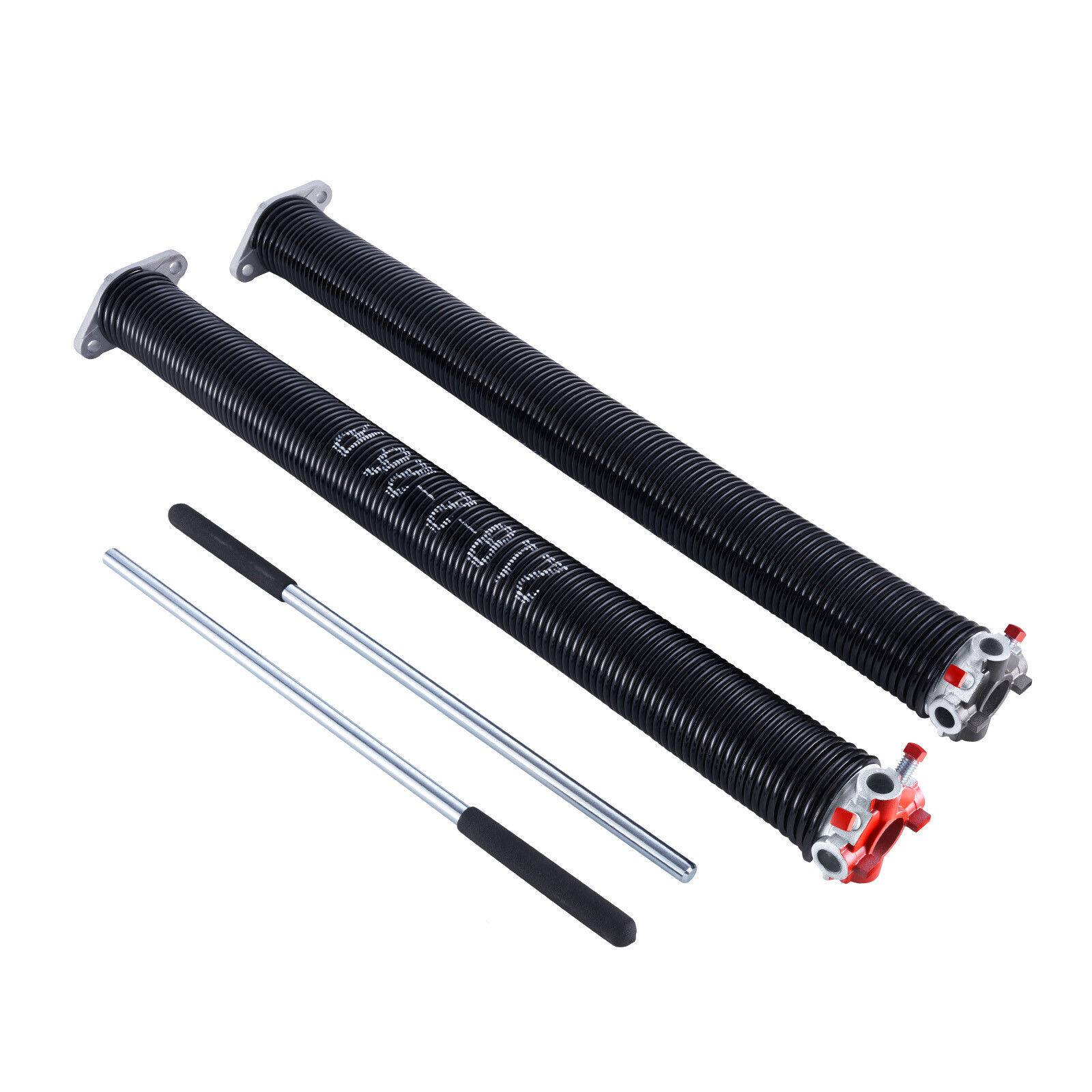 Garage Door Torsion Springs Pair of 0.218 x 2 x 26 inch with Winding Bars