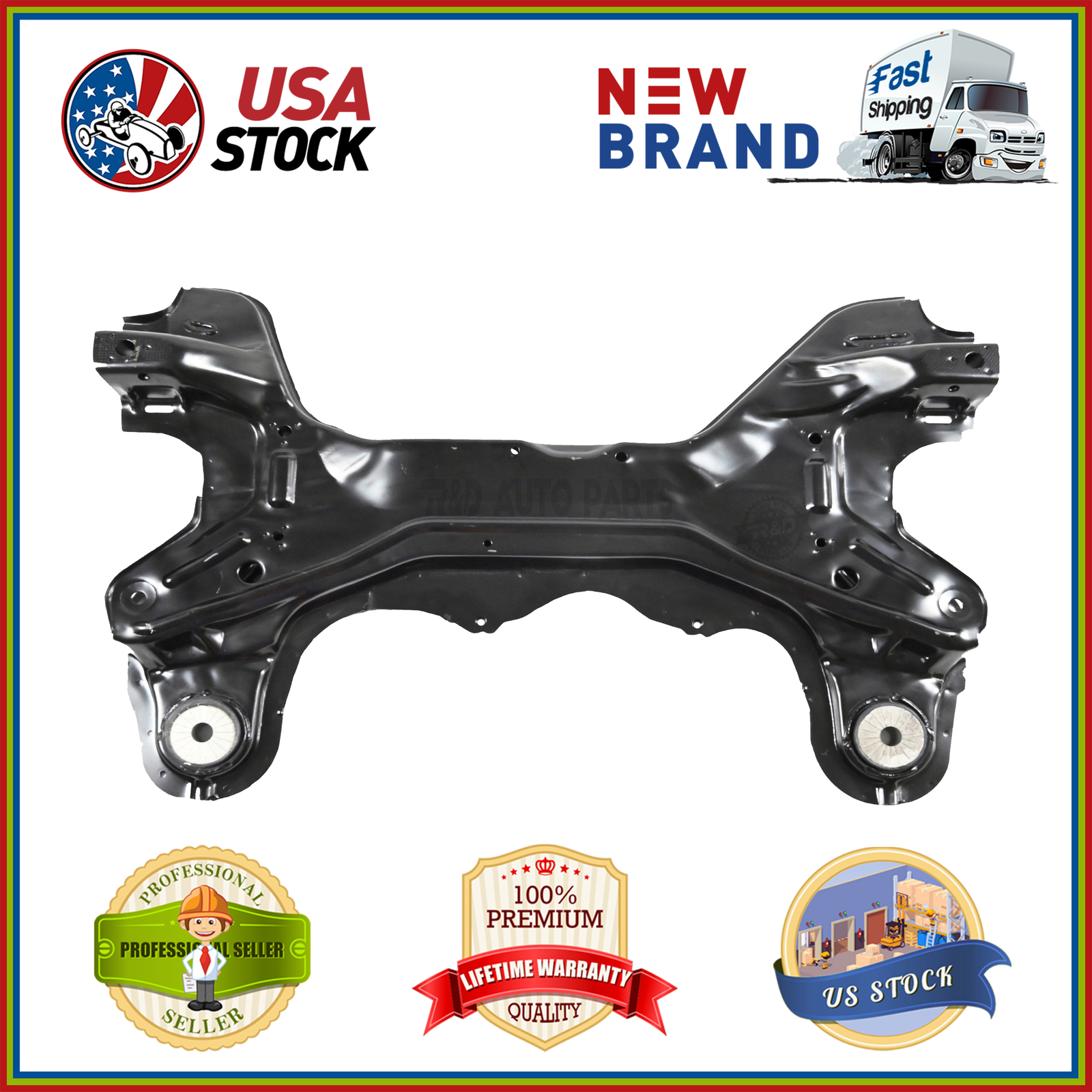 Front Subframe Crossmember for 99-10 Volkswagen MK4 Golf Jetta Beetle w/Bushings