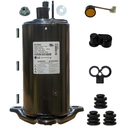LG GK120KAC Rotary Compressor 12,000 BTU208-230V R410A Replacement for PTAC / AC