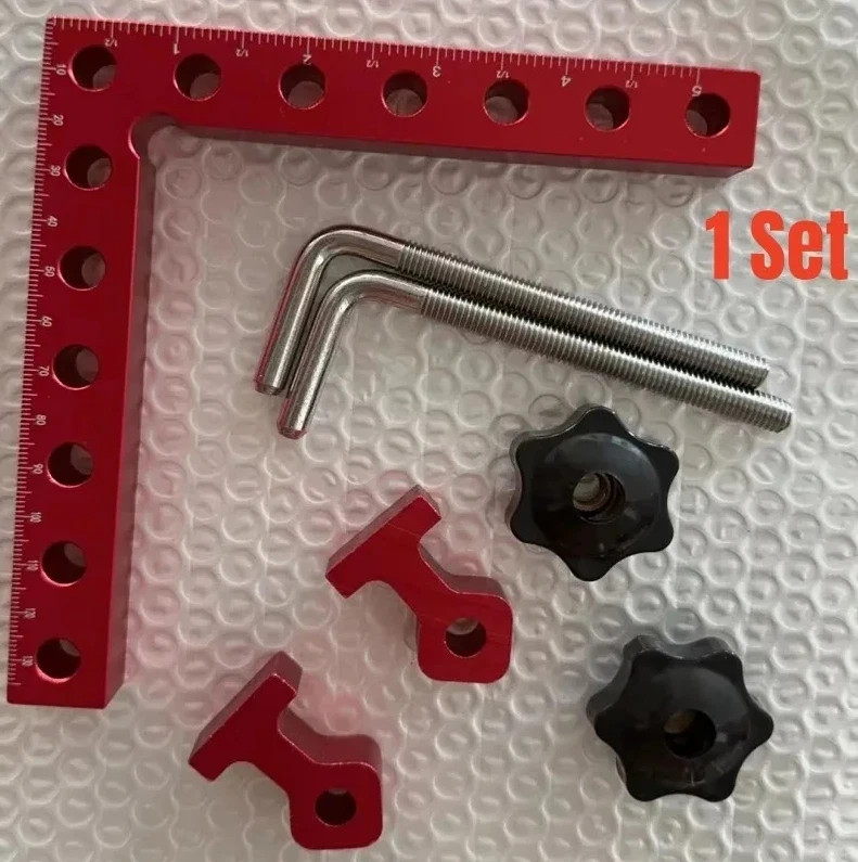 Aluminum Alloy Metal Corner Clamps For Woodworking Positioning 90 Degree 140mm