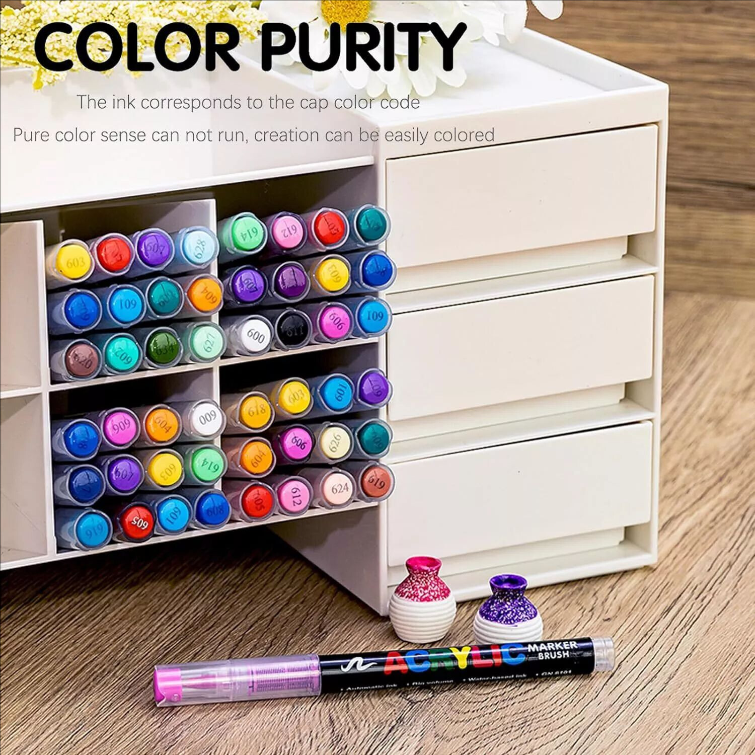 12/36 Acrylic DC marker pen Permanent Paint Water-Based Art Multifunction DIYpen