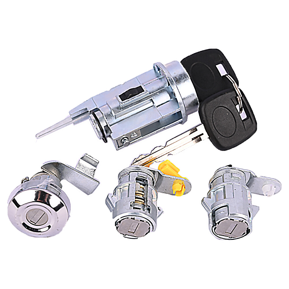 New Door Lock & Key Ignition Barrel Set For Toyota Pickup Hilux RN85 LN106 88-97