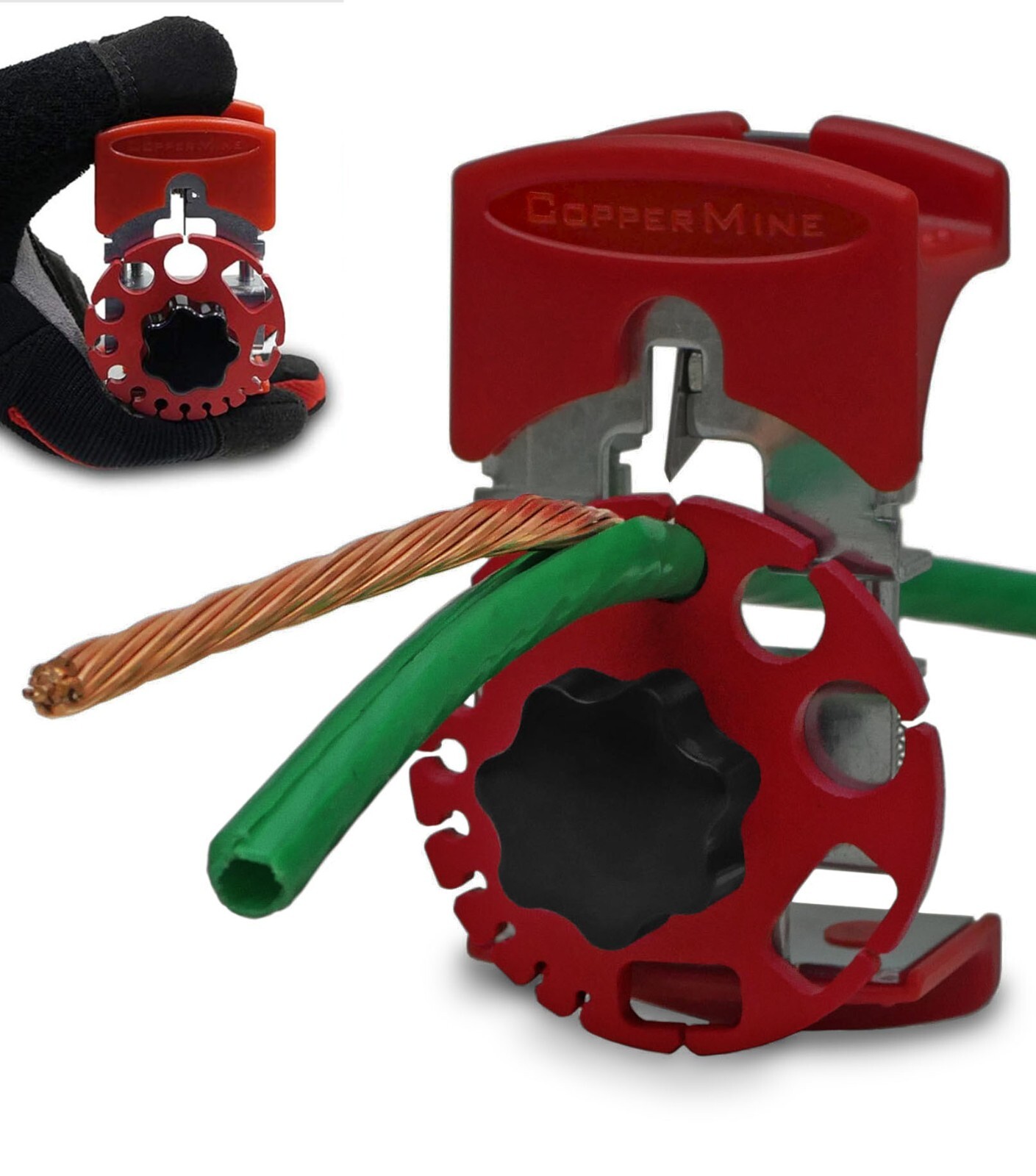 CopperMine Manual Handheld Copper Wire Stripper Tool – Portable, Easy to Use 102