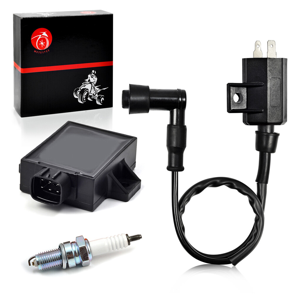 Ignition Coil Spark Plug CDI Kit For Kawasaki Bayou 250 KLF250A KLF250 2003-2011