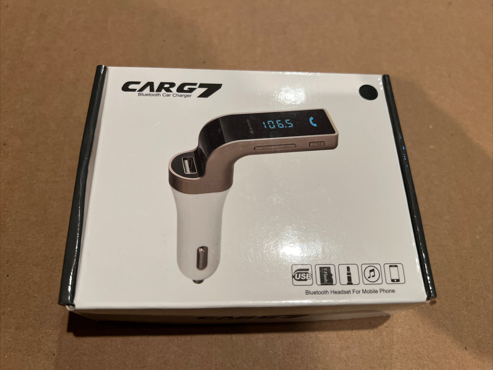 CARG7 Bluetooth Car Kit FM Transmitter MP3 Music Player SD USB Charger