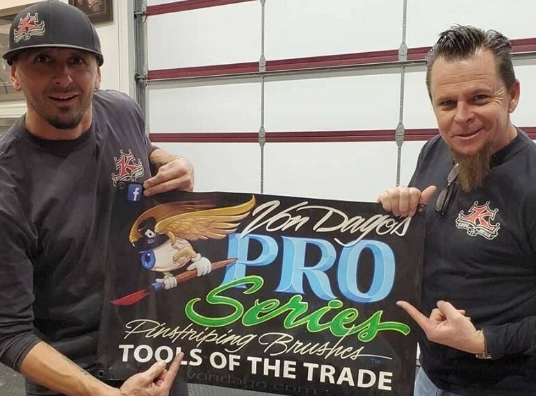 PROFESSIONAL "Pro Series" Lettering & Outlining 6 Brush Set - by VON DAGO