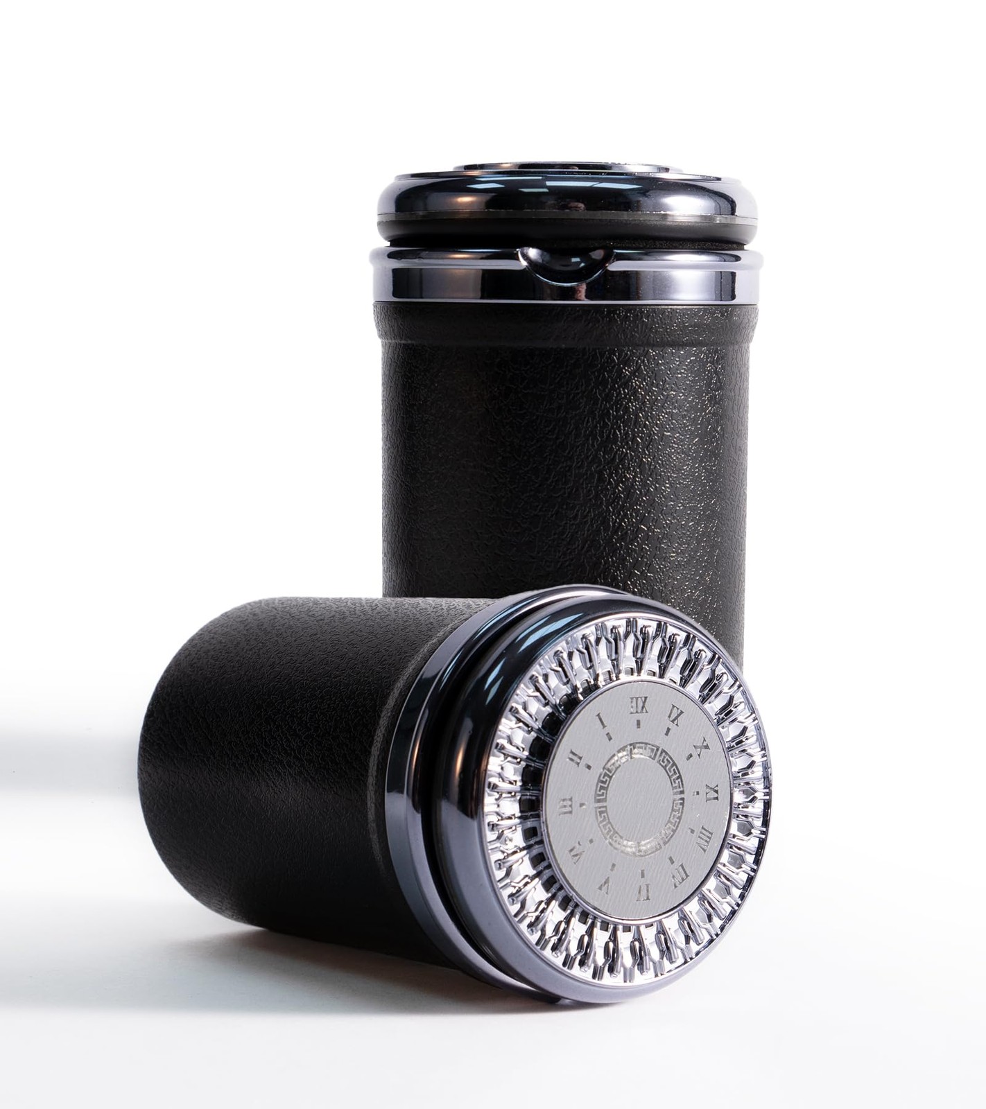 Car Ashtray with Lid Auto Ashtray LED Easy Clean Up Detachable Ashtray