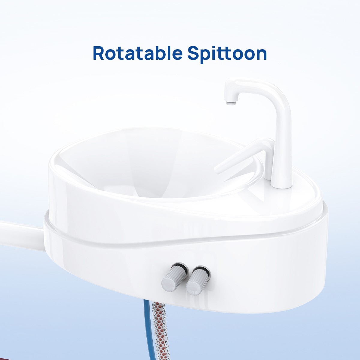 Silla de unidad dental móvil portátil Lámpara LED con unidad de turbina 4Hole