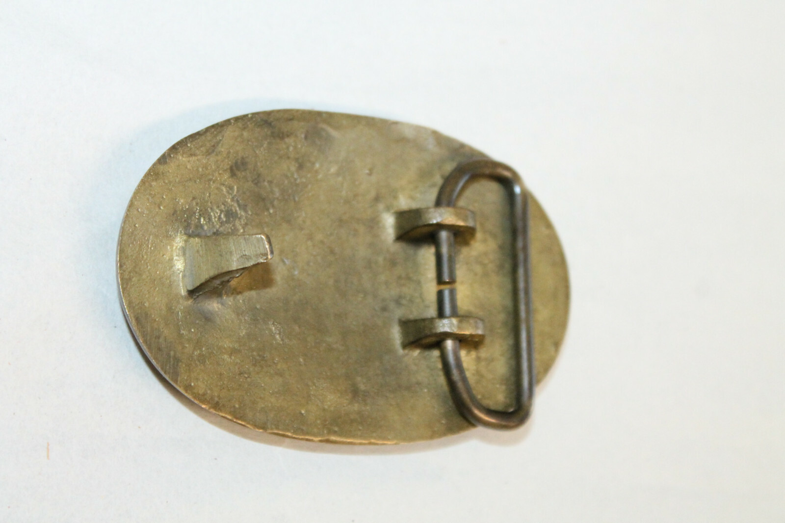 Antique Style Military Civil War Confederate CSA Belt Buckle Oval SOLID Brass