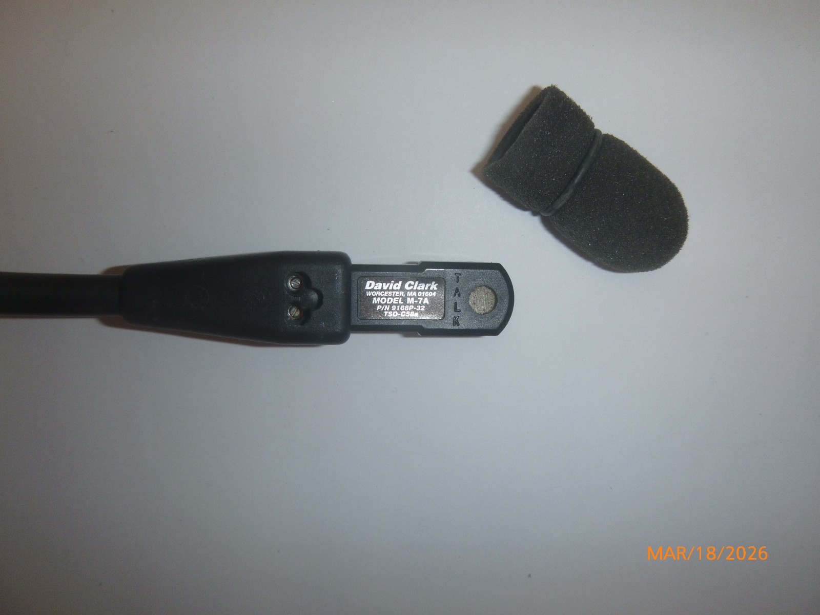 David Clark H10-13.4 Aviation Headset - GA Dual Plugs - Wool Head Cushion