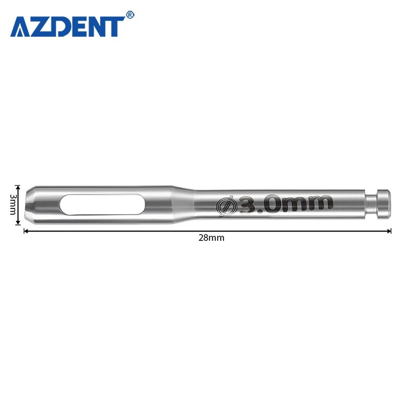 AZDENT Dental Implant Tissue Punch Stainless Steel Gingival Ring Cut Post