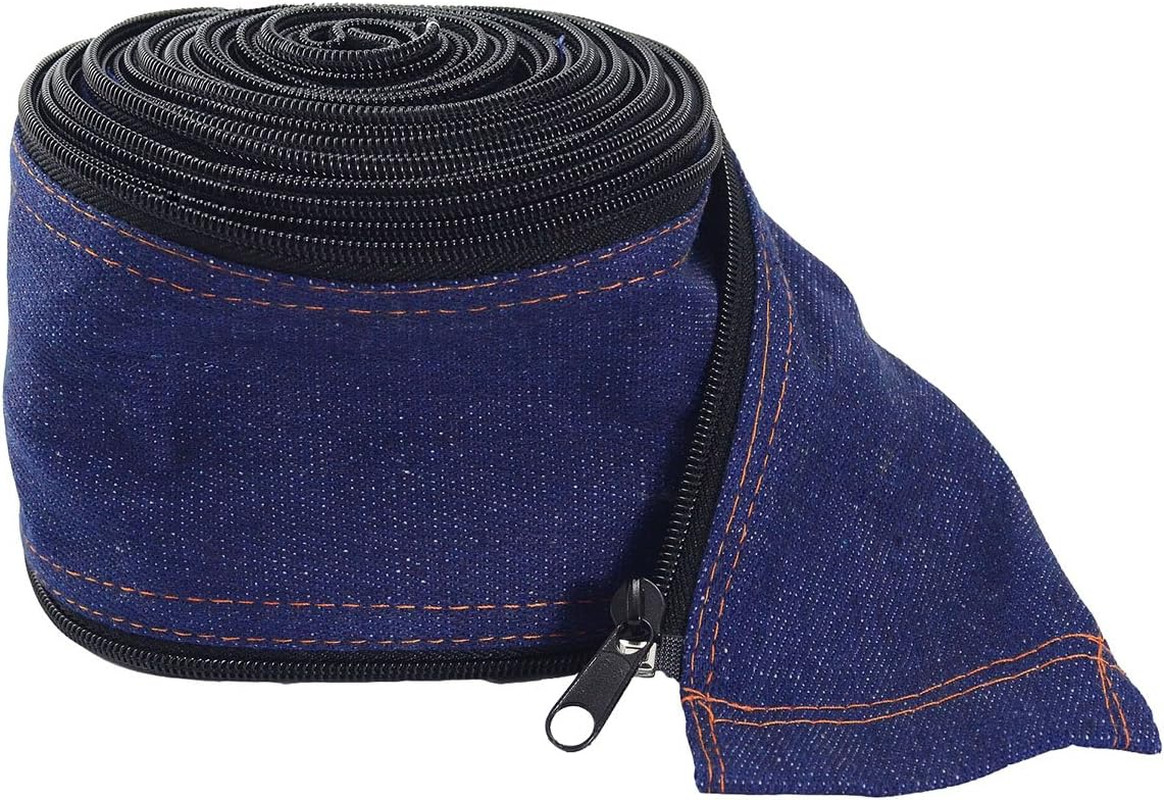 Tig Welding Torch Cable Cover 25Ft Cowboy Zipper Jacket Plasma Torch Sleeve