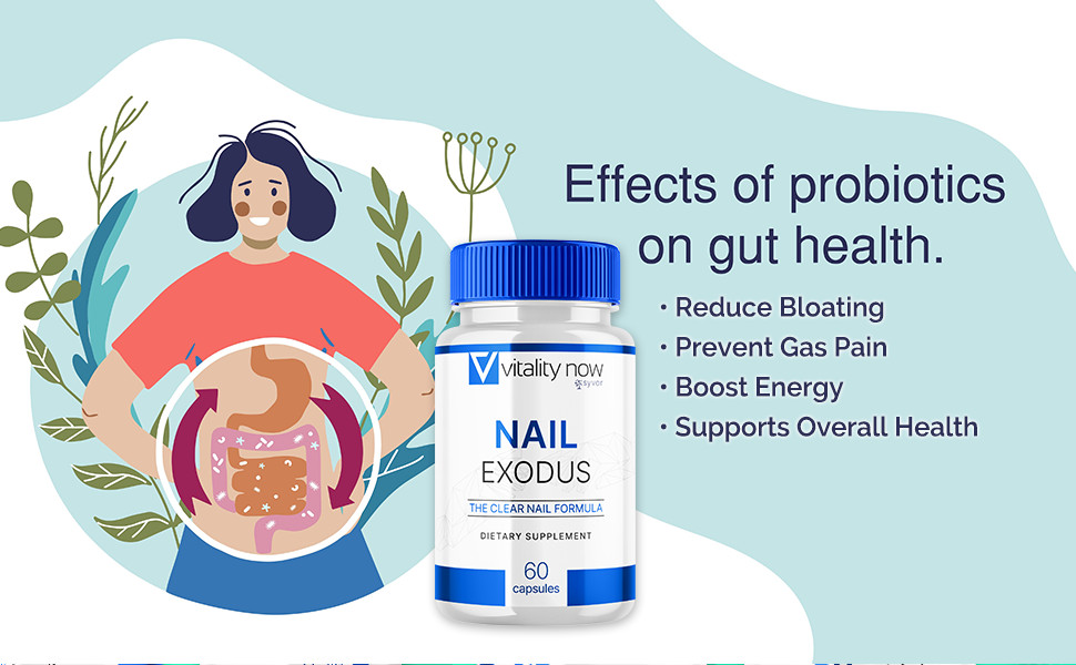 Nail Exodus Extreme Probiotic Supplement Support For Nail Health 60 Capsules