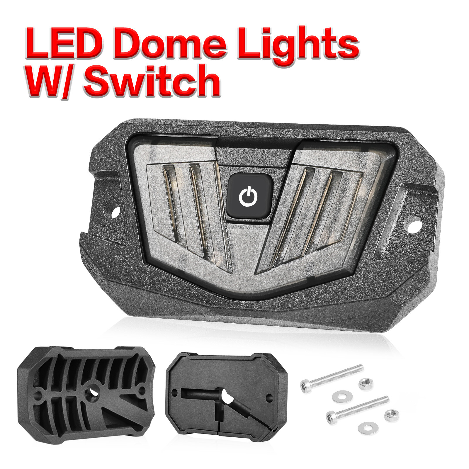 for Can-am Maverick X3 MAX UTV Interior LED Dome Lights Roll Bar Mounts ATV 12V