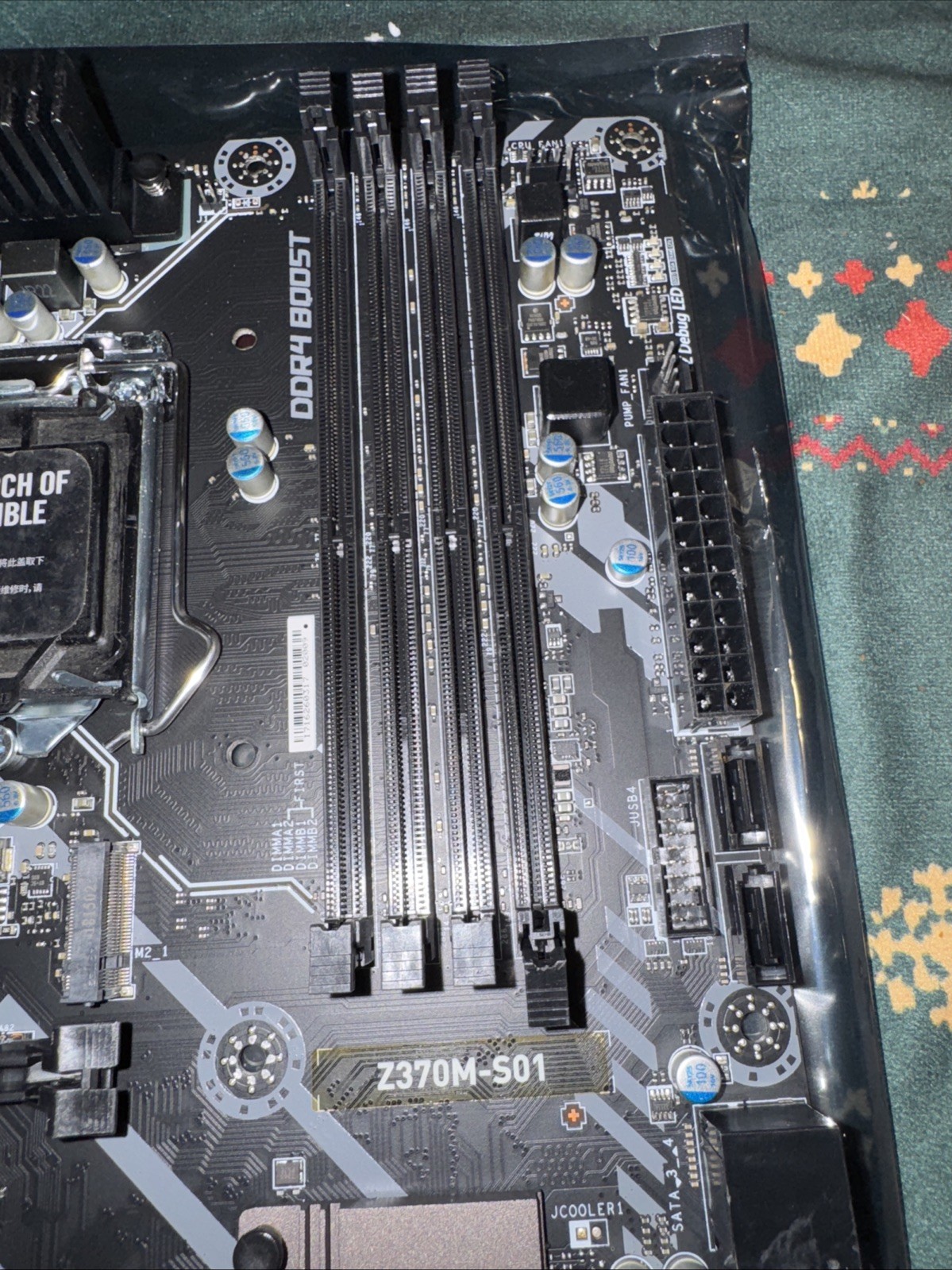 MSI Z370M-S01 LGA1151 Intel Z370 DDR4 Dual M.2 USB3.1 MATX Motherboard