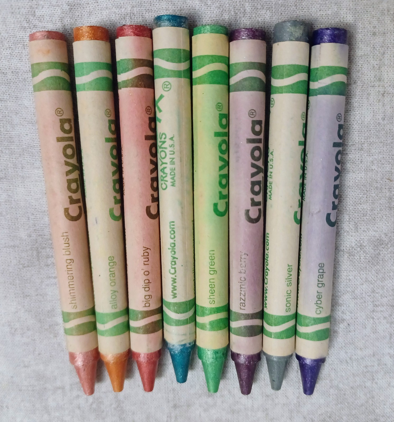 VTG Crayola Crayons Metallic Fx 16 New 2001 NOS non-toxic Binney & Smith