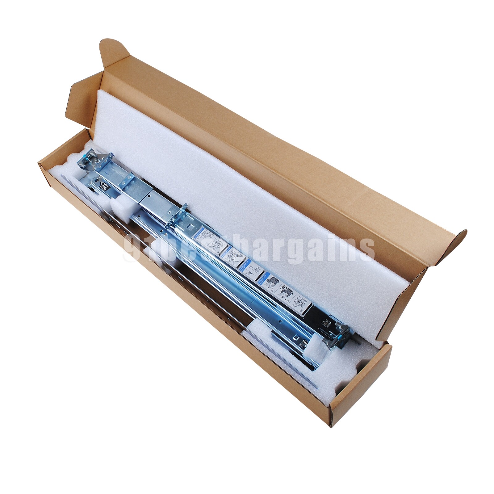 Dell R510 R520 R530 R720 R730 R820 R740 R740XD Post Rack 2U Static Rails 0H872R