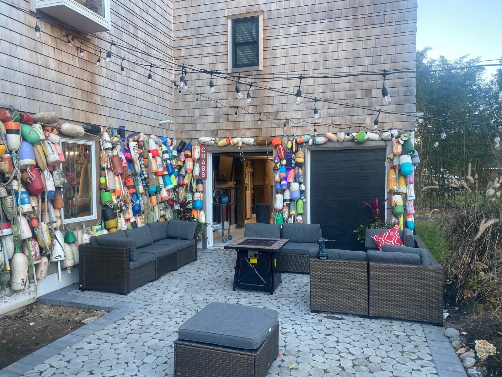 FREE SHIP 196 Maine Lobster BUOY nautical pot bouy float shore crab Lake CAPE