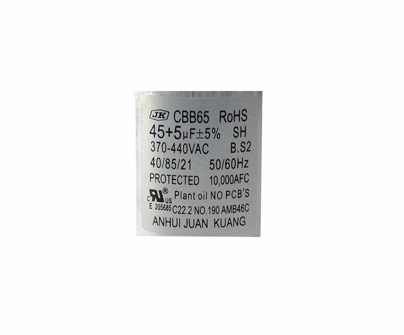 Dual Run AC Capacitor 45+5 MFD µF 370-440VAC 50/60Hz 5% HVAC QUALITY GUARANTEED