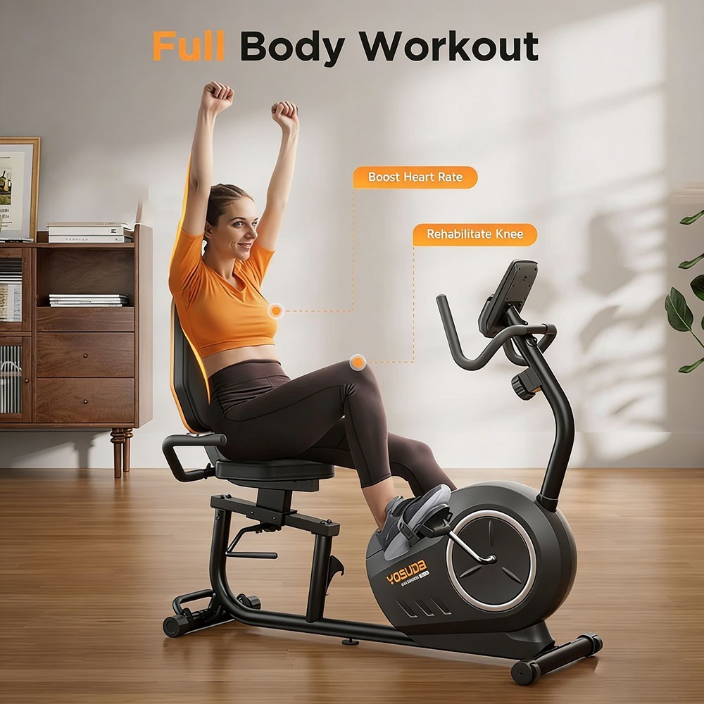 YOSUDA RC-MAX Recumbent Exercise Bike For Home Safe Low-Stress Workouts