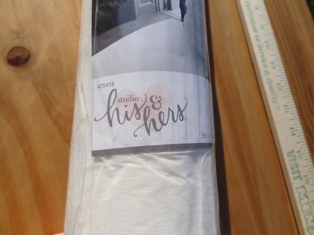 Lace Print Wedding Aisle Runner - Studio His & Hers 3' x 100' - 1 Piece NEW!