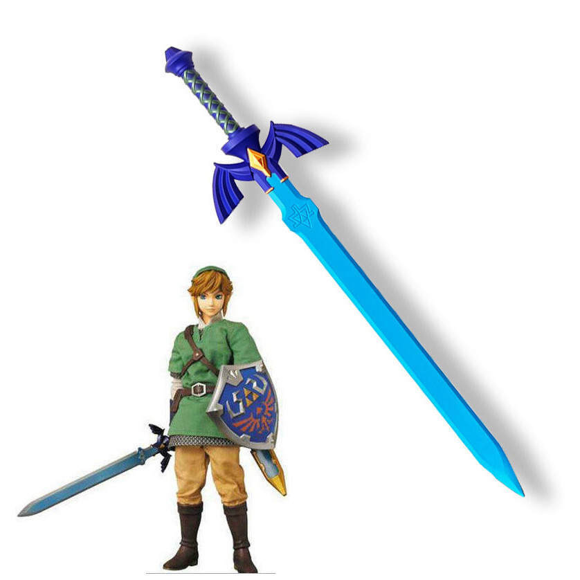 Legend of Zelda Link Hylian Master Skyward Sword+Shield PU Foam Prop Costume Toy