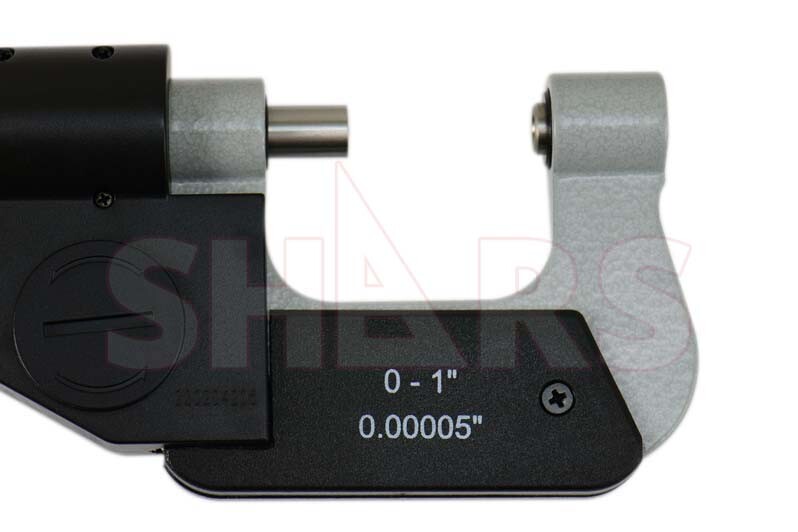 SHARS 0-1" Electronic Screw Thread Micrometer 60 Degree V-Anvils .00005" NEW P]