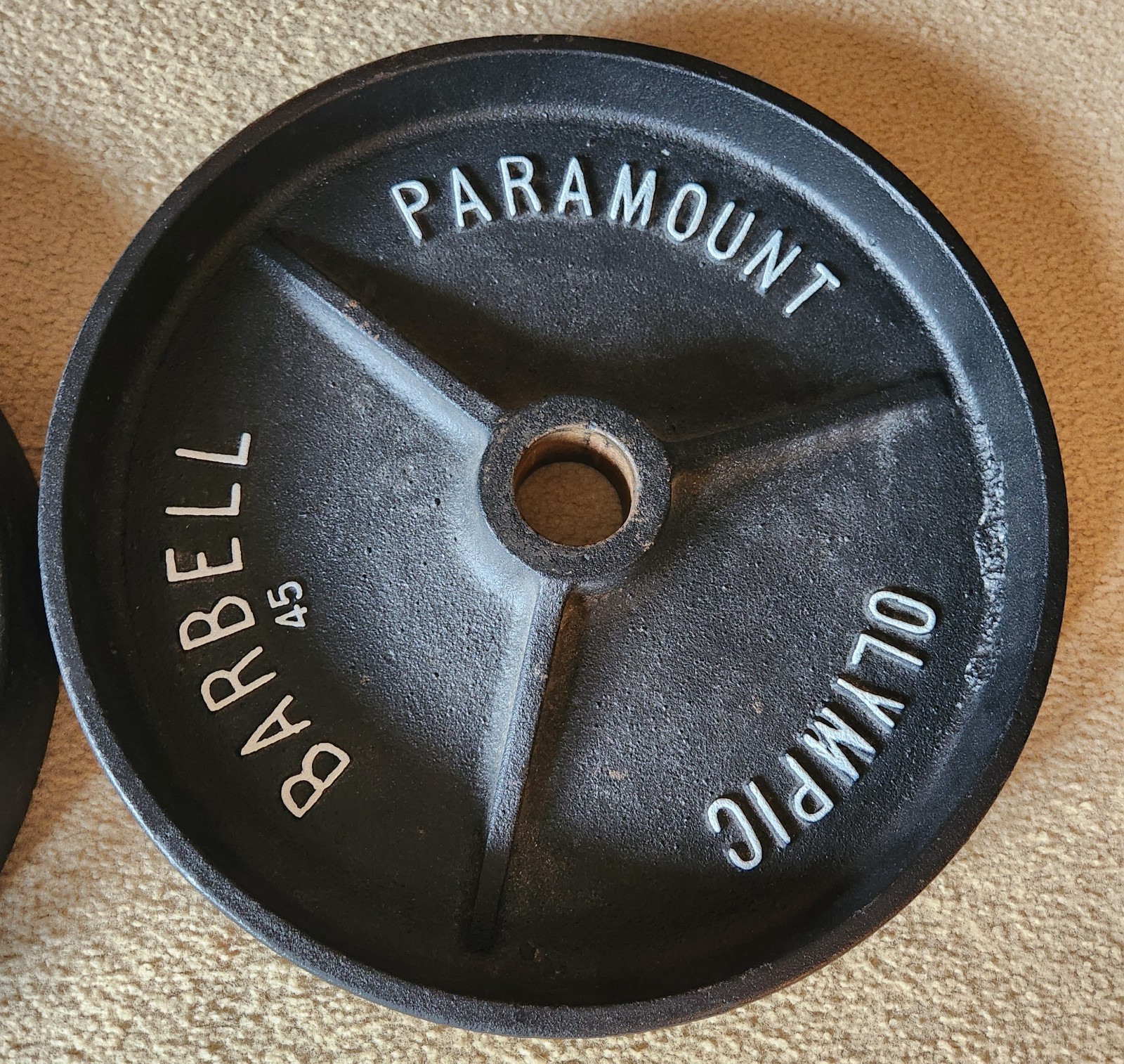 Vintage PARAMOUNT 45 Lb Deep Dish Olympic Plates - Pair