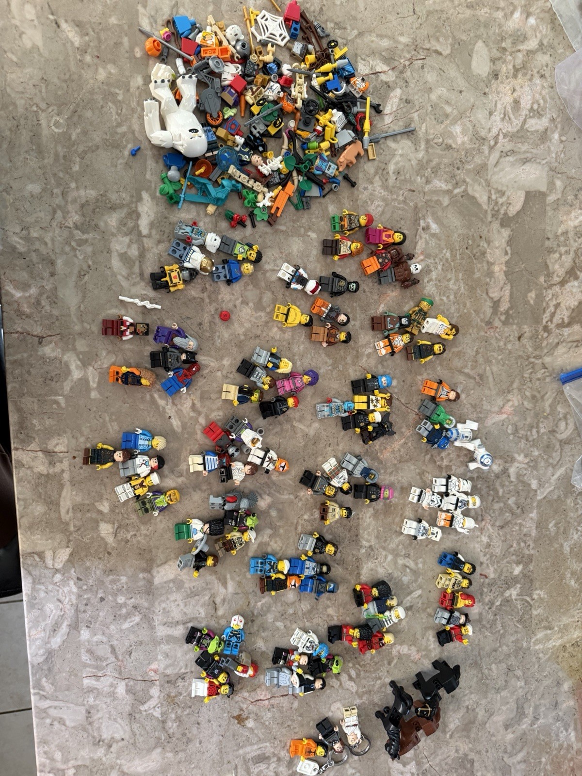 Huge LEGO Minifigure Lot Of  Over 95 Figures Etc  Assorted Original Lego 👍