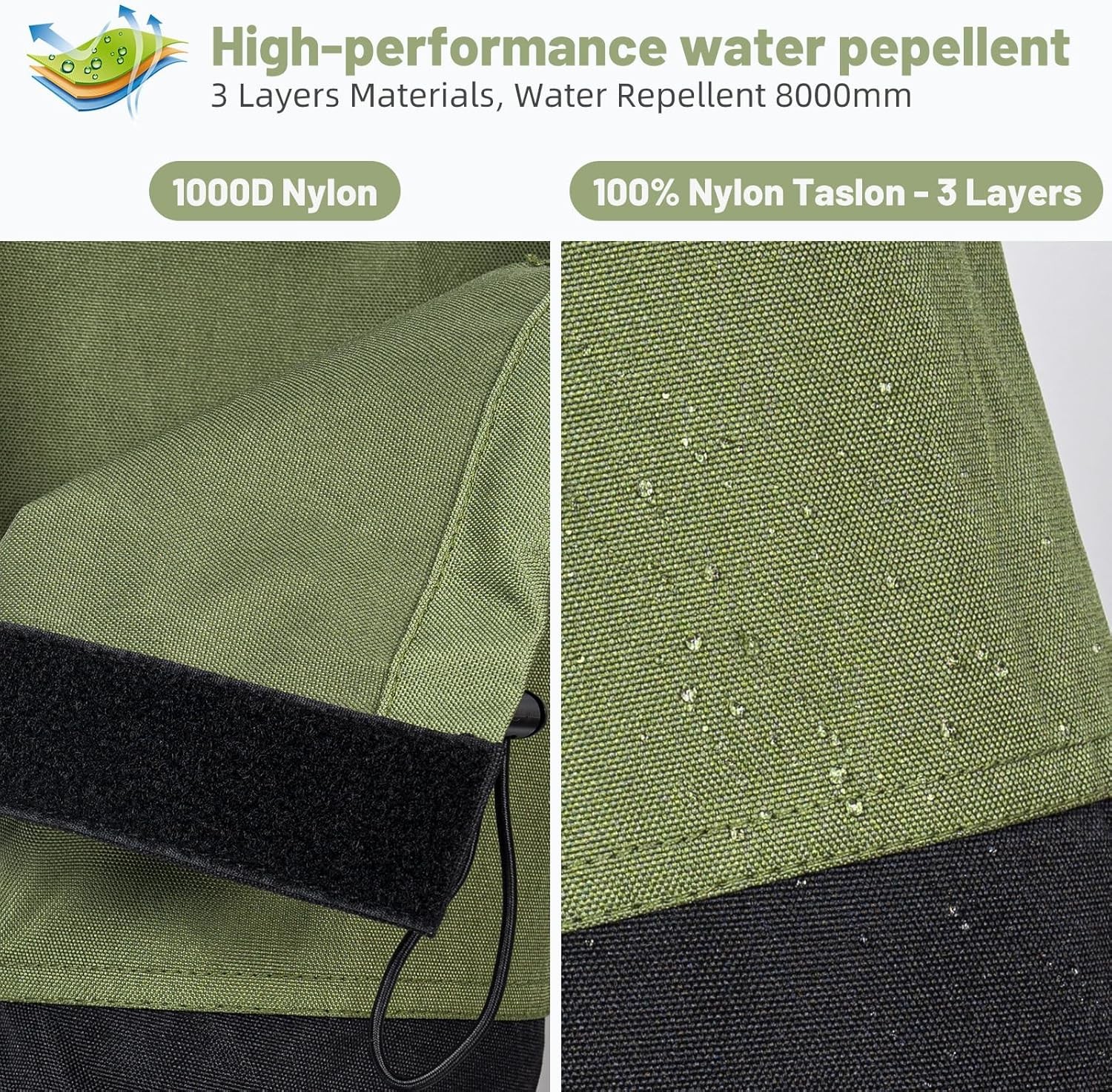 Leg Gaiters – Waterproof and Adjustable Snow Boot Gaiters for Hiking, Walking,