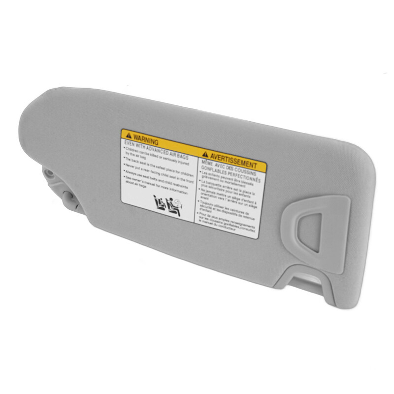 For 2013-2018 Nissan Altima Gray Left Driver Side Sun Visor w lights 96401-3TA2A