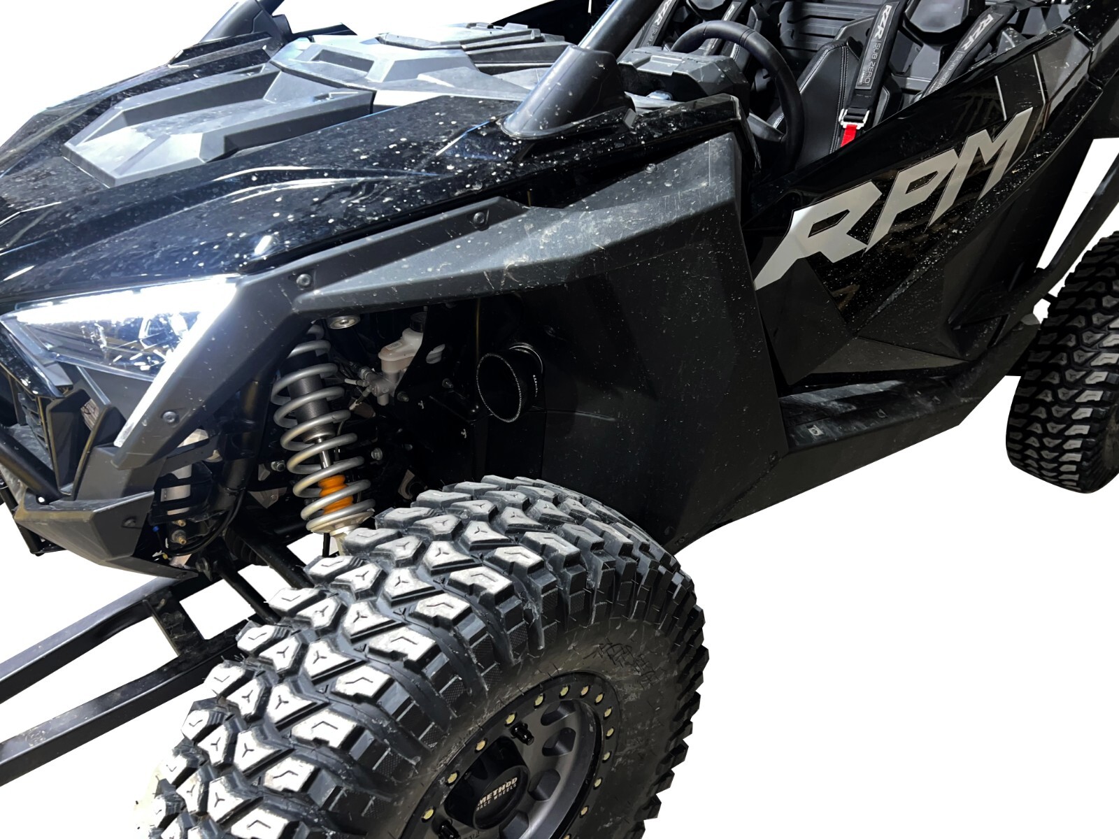 RPM "COOLING" Air Vent Kit - Universal UTV Cab Cooling Kit (40* Angle)