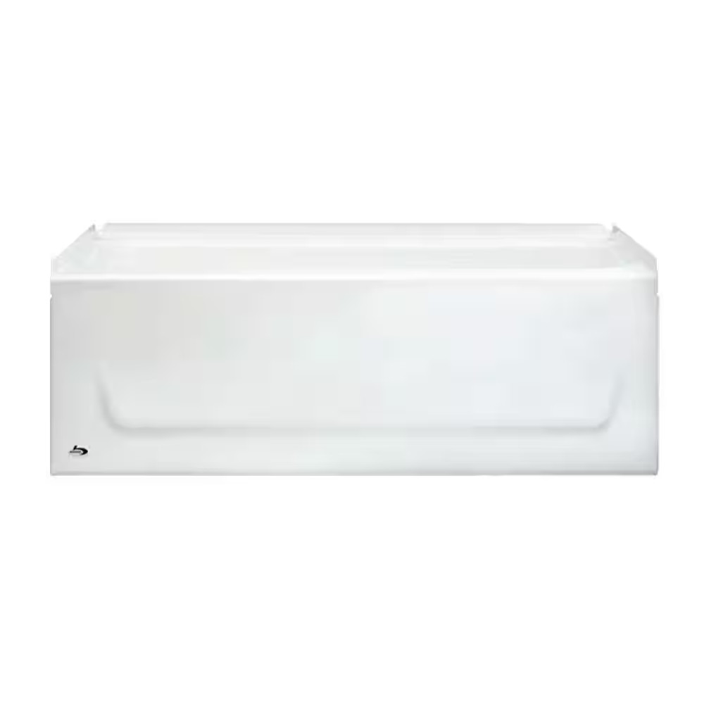 Kona 54 In. X 30 In. Soaking Bathtub with Right Drain in White