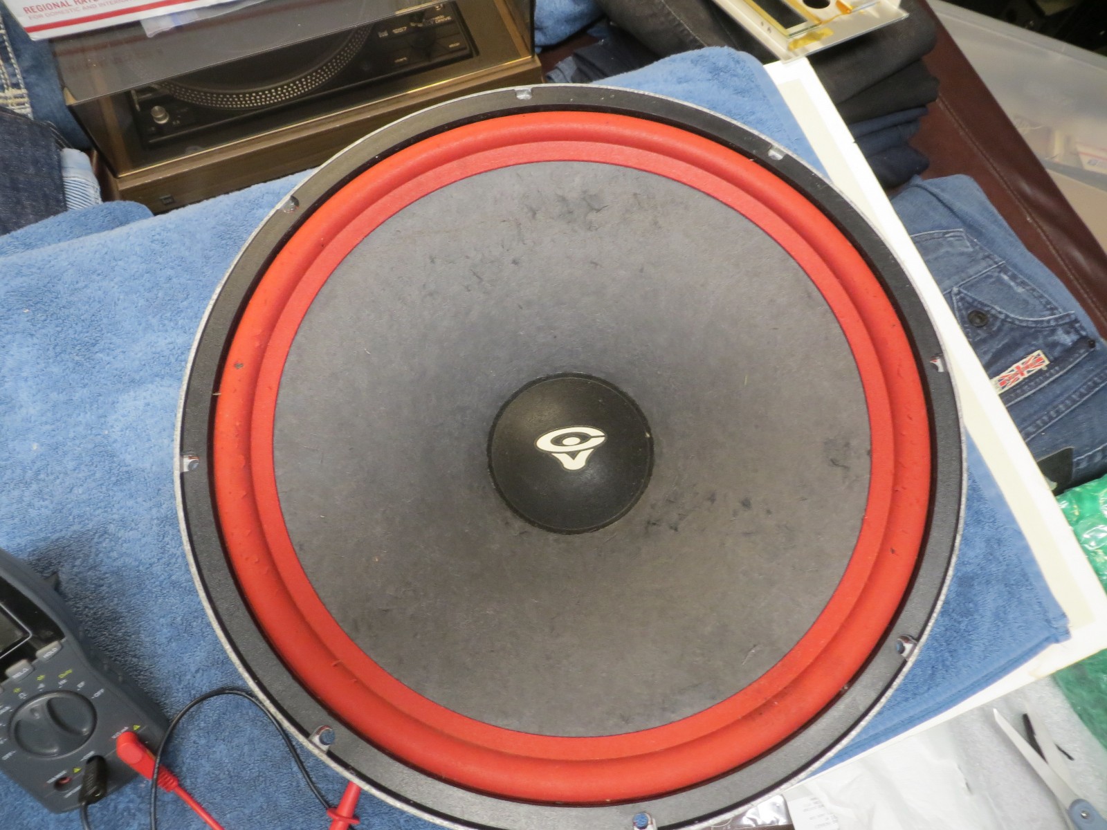 CERWIN VEGA 15 INCH 4 ohm WOOFER WR15/W15 D-9