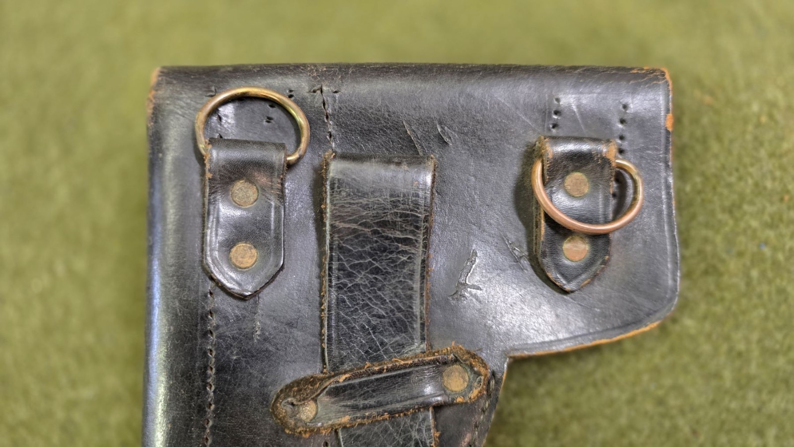 pre-WWII Spanish Military Leather Holster w/o Shoulder Strap Astra 400 Pistol