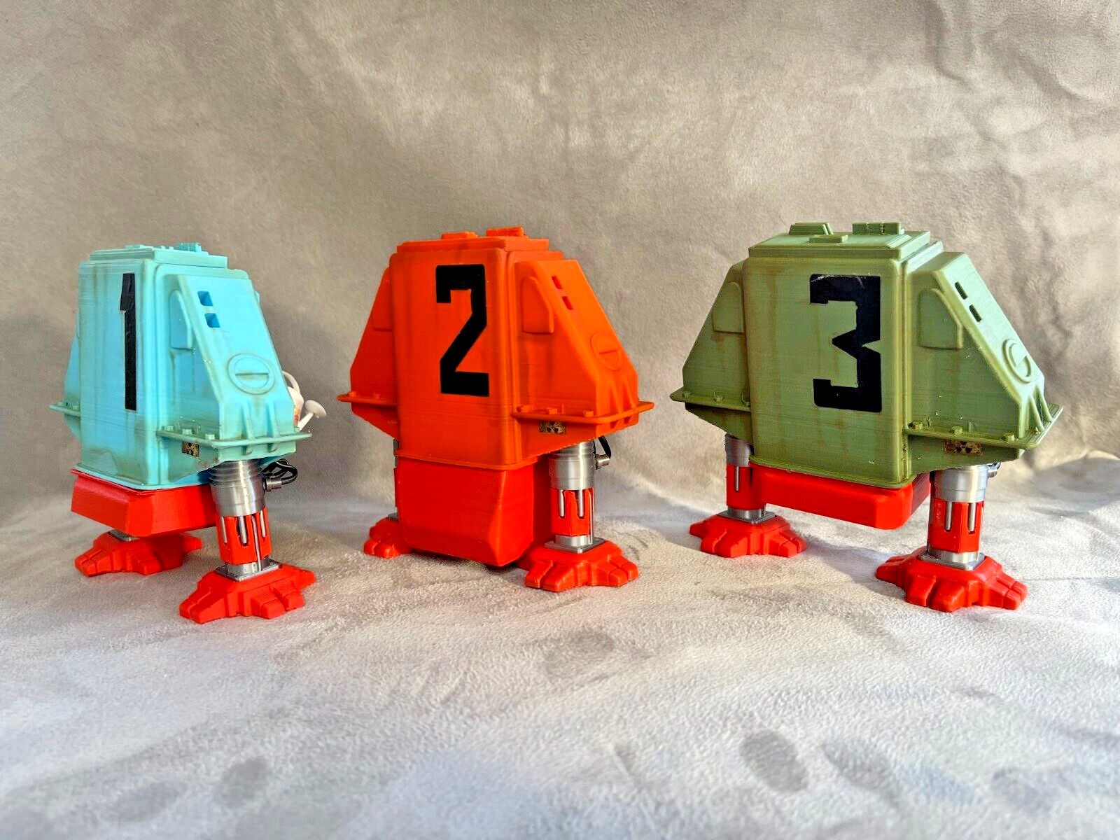 Huey, Louie and Dewey Model Robots From Sci-Fi Film Silent Running