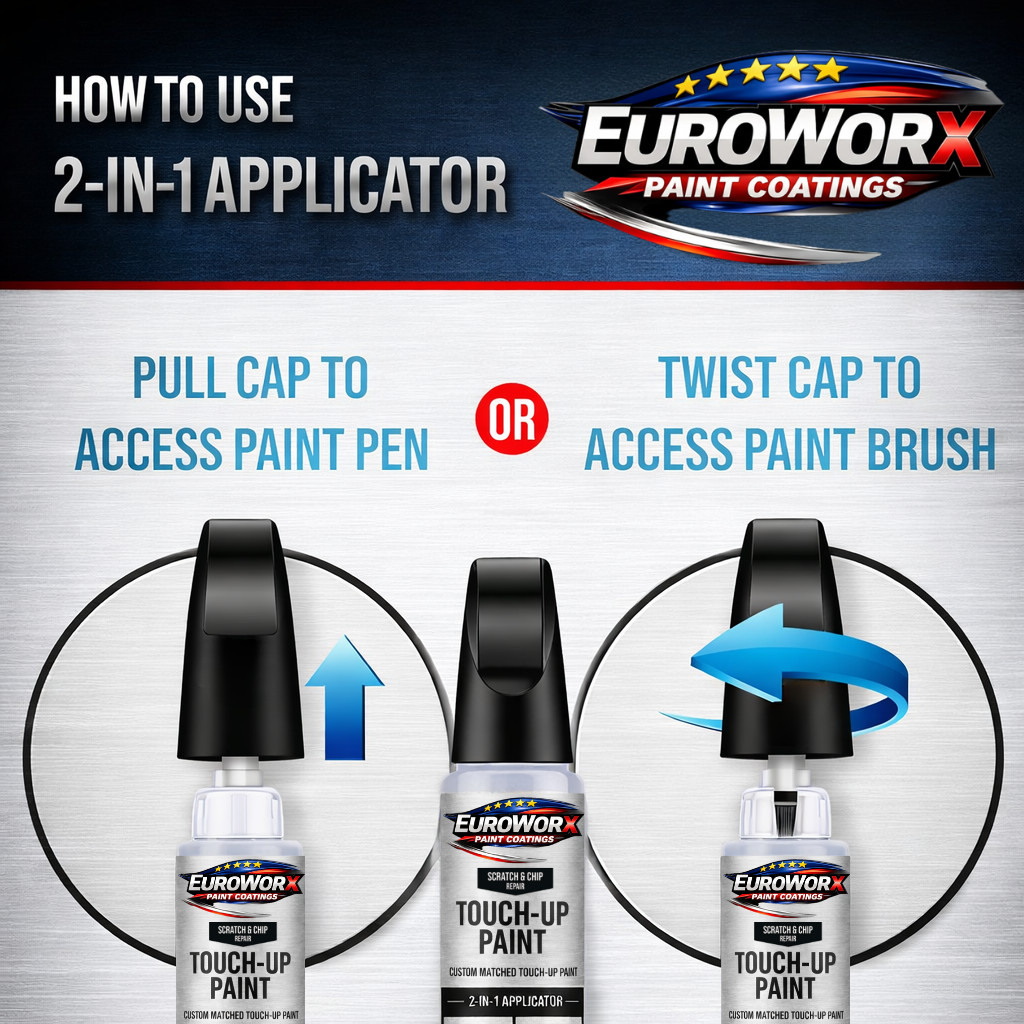 Ford Professional Touch Up Paint Pen + Brush – Choose Color