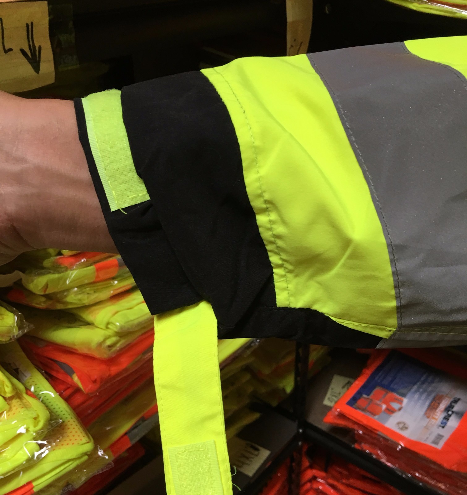 CLASS 3 High Visibility Safety Windbreaker , ANSI/ ISEA 107-2015