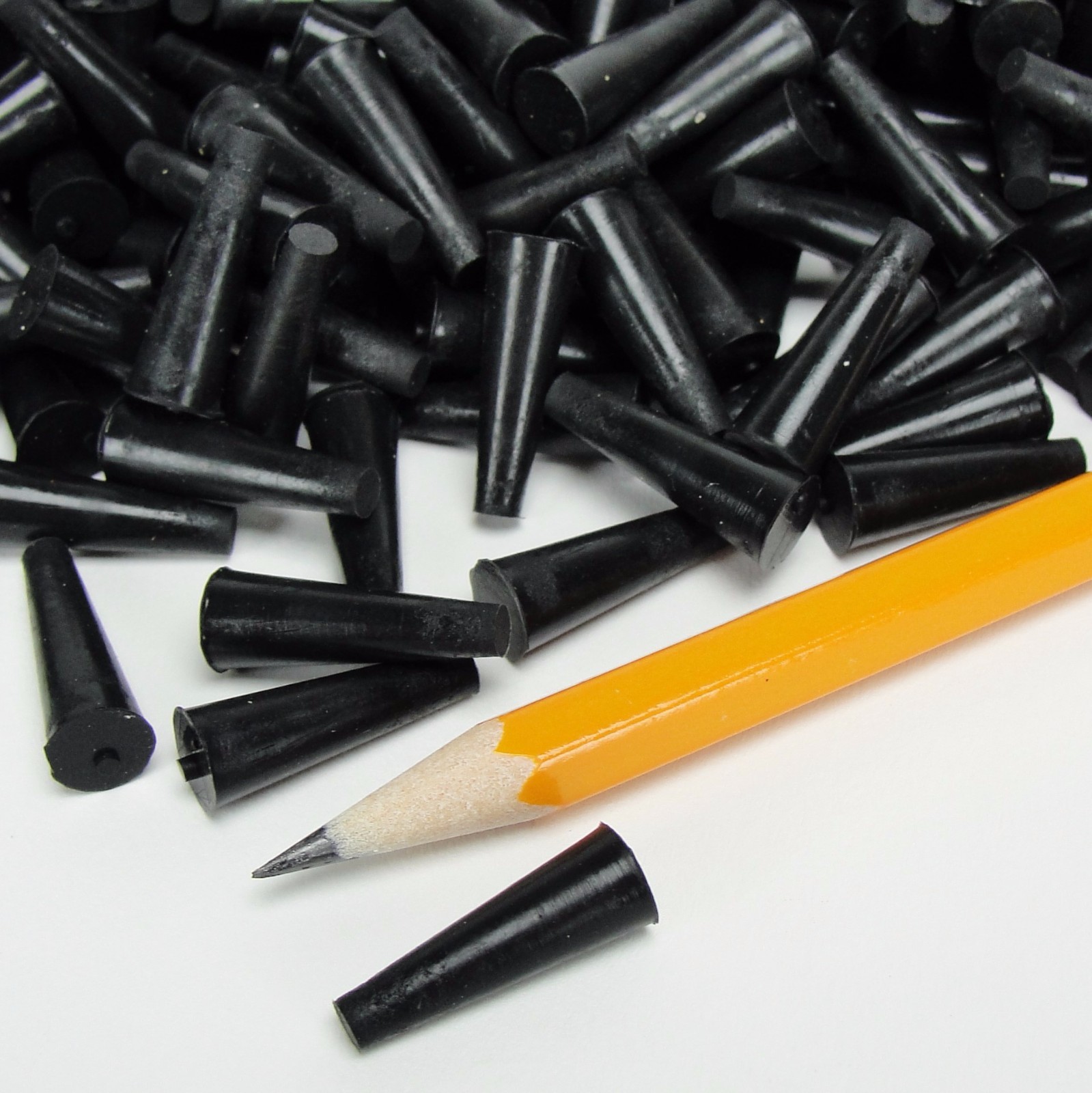 High Temp Masking Supply .125" x .250" STP102 Silicone Rubber Plugs - 250 Pack