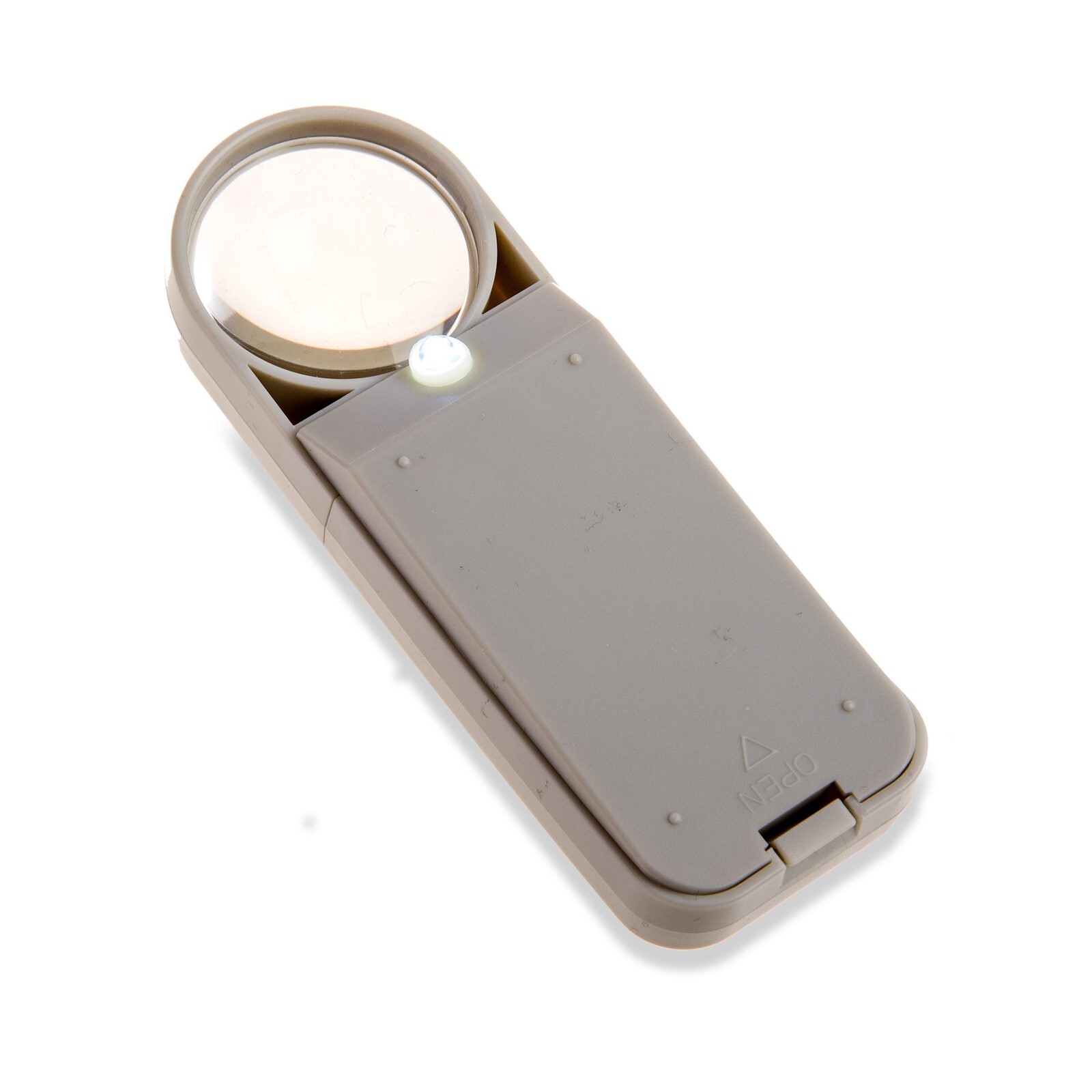 7X Aspheric LED Lighted Pocket Magnifier For Coin Stamps Fossil Collector School