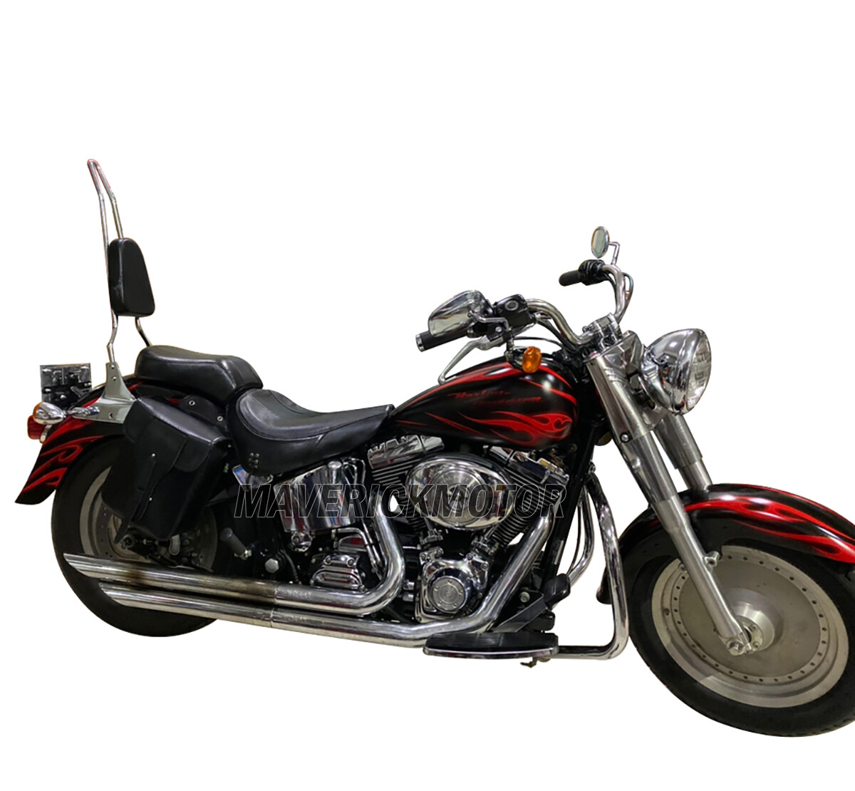 Backrest Sissy Bar For Harley Fatboy EFI FLSTNSE Heritage Softail Classic FLSTF