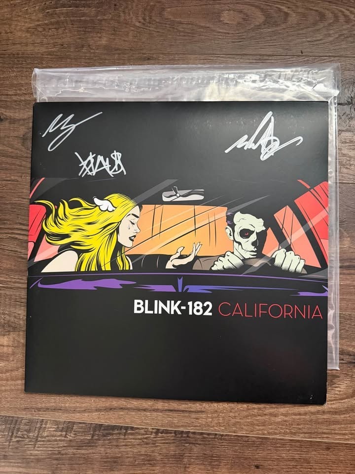 SIGNED Blink-182 California Album Vinyl - BRAND NEW