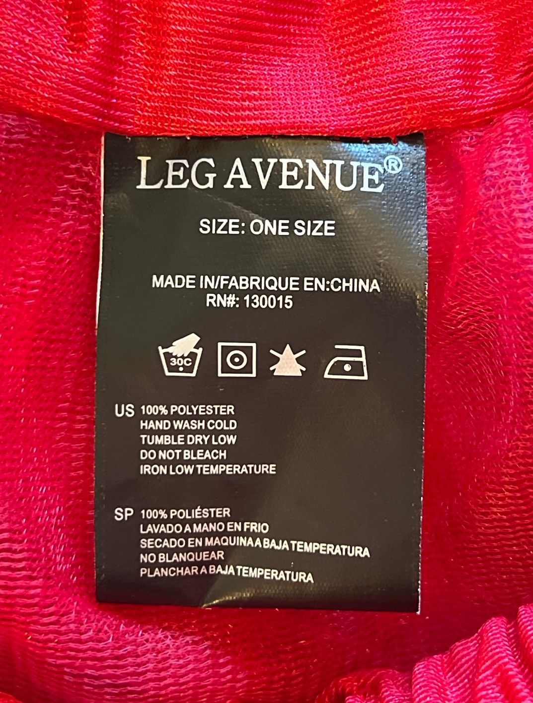 Leg Avenue Womens Layered Tulle Petticoat Skirt Tutu Costume Red One Size NWOT