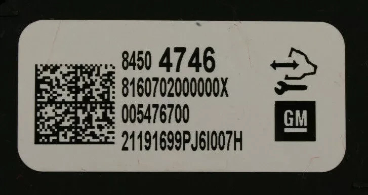New OEM GM 2018-2025 Chevy Malibu Front View Windsheild Lane Assist Camera