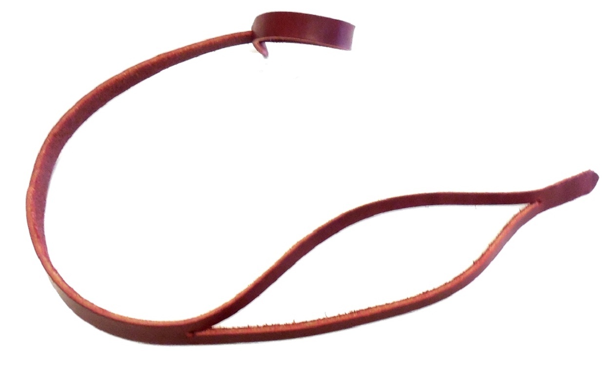 Lariat Rope Holder Loop Strap 24" Soft Latigo Leather Amish Made for Eddy's Tack