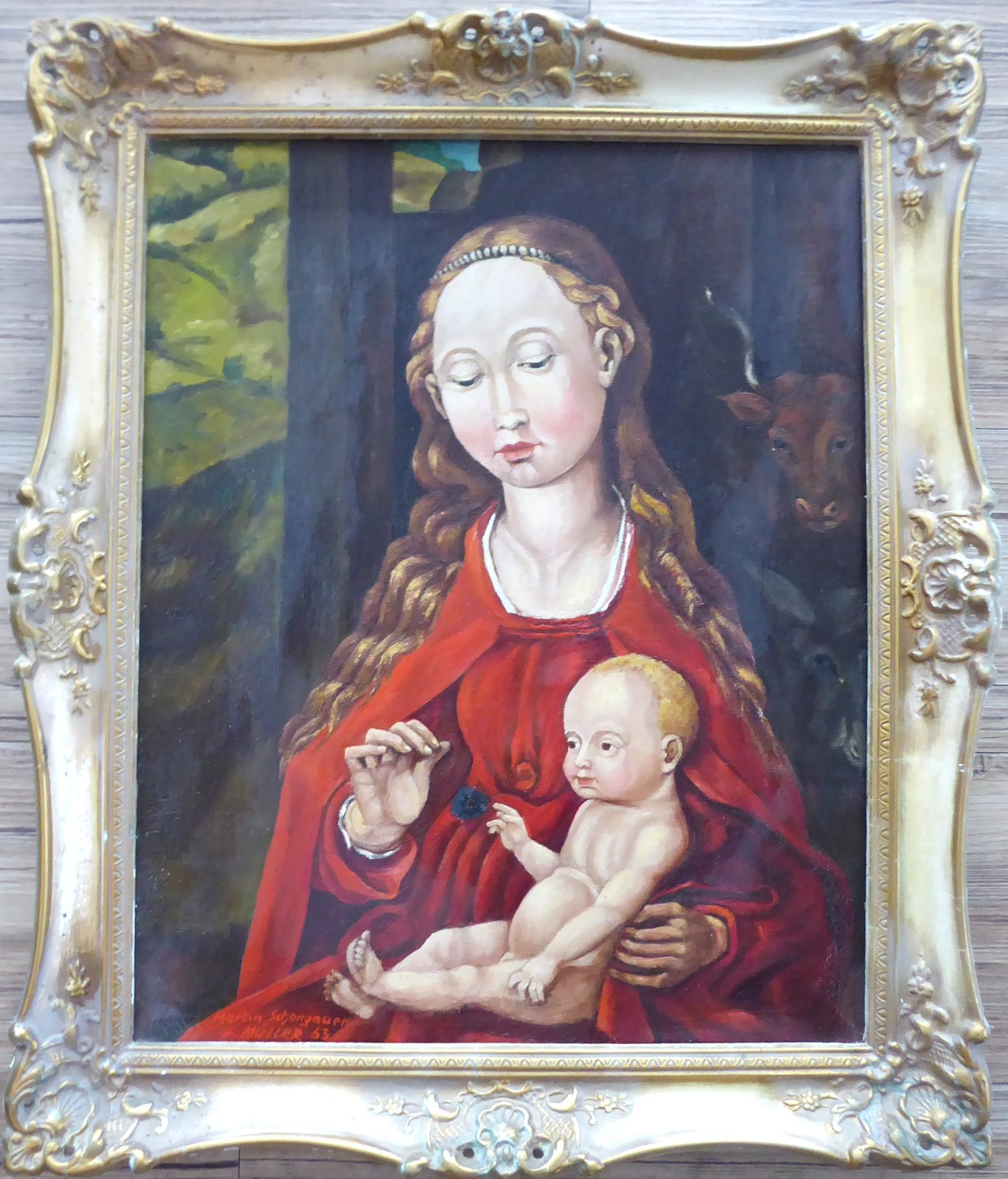 H. Müller 1963 after Martin Schongauer (1448-1491) Excellent Copy Collectible