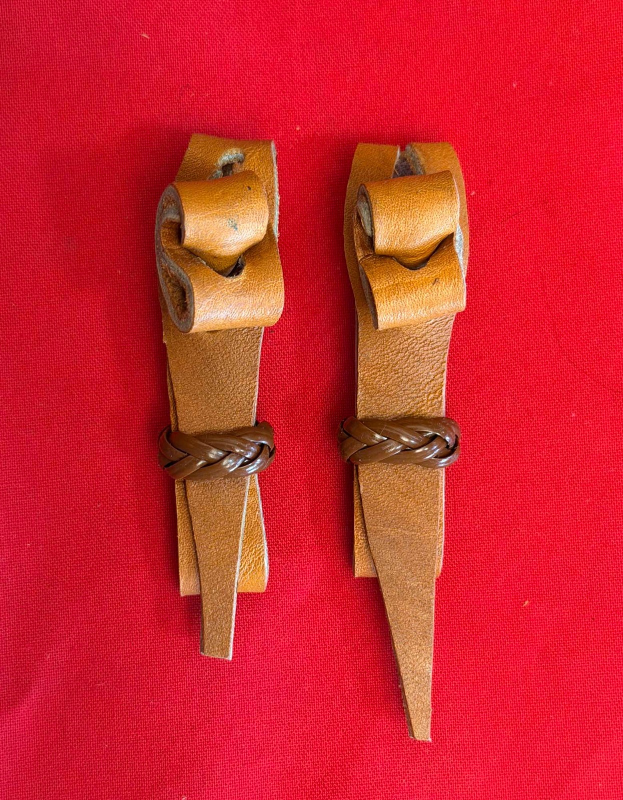 HANDMADE Leather BIT REINCONNECTORS By Alex Pappas Of Colorado