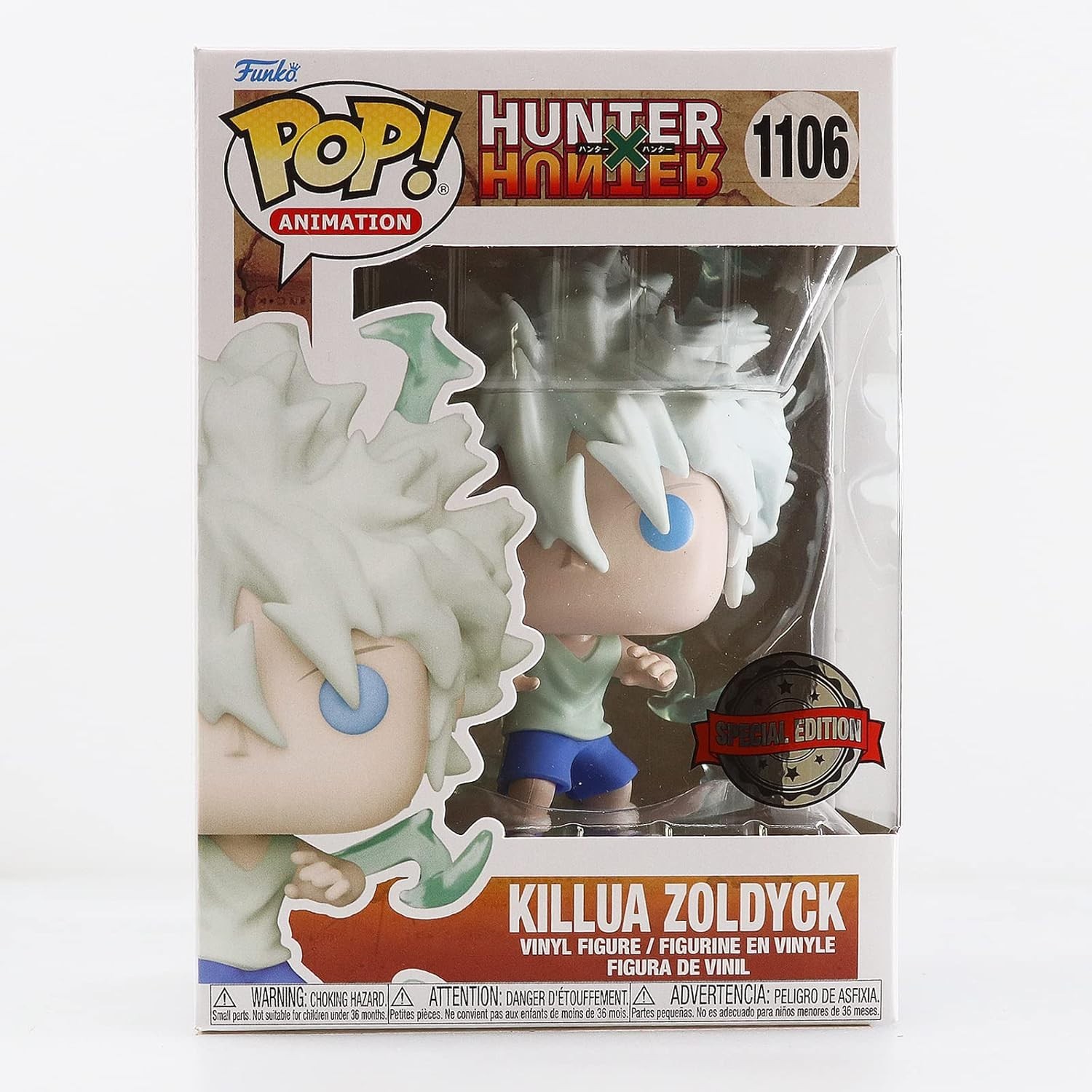 Special Edition - Killua Zoldyck #1106 - Funko POP! Animation - Hunter x Hunter